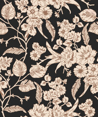 Seamless Colorful tie dye shibori print. Seamless hand drawn batik pattern.Rug textured background. Modern batik wallpaper tile. Watercolor pattern for fabric, clothes, wallpaper. Ethnic design.
