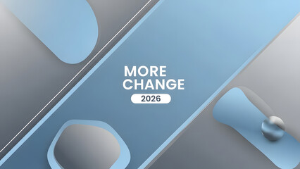 Modern Minimal Corporate Abstract Background with Soft Blue Geometric Layers and Futuristic Lines