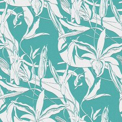 Seamless Colorful tie dye shibori print. Seamless hand drawn batik pattern.Rug textured background. Modern batik wallpaper tile. Watercolor pattern for fabric, clothes, wallpaper. Ethnic design.
