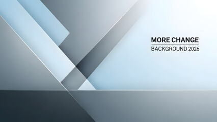Modern Minimal Corporate Abstract Background with Soft Blue Geometric Layers and Futuristic Lines