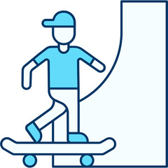 Skateboarding Icon