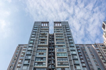 Fototapeta premium High-rise apartment buildings in Chengdu, Sichuan Province, China