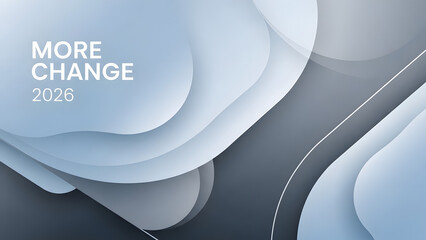 Modern Minimal Corporate Abstract Background with Soft Blue Geometric Layers and Futuristic Lines