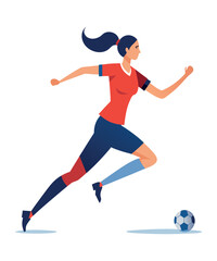 football player running with ball silhouette vector art illustration