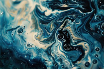 Swirling Fluid Art Patterns Background