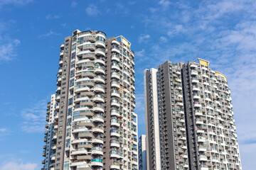 High-rise apartment buildings in Wuhou District, Chengdu, China © ZCFei