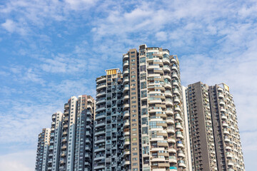 High-rise apartment buildings in Wuhou District, Chengdu, China © ZCFei