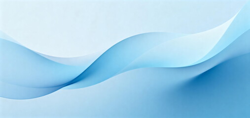 Obraz premium Smooth and Soft Blue Abstract Wave Patterns Background