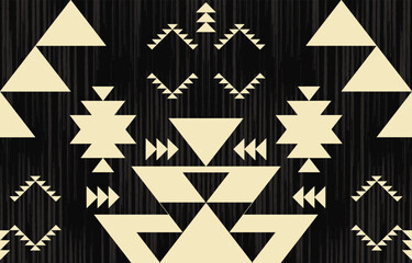 Obraz premium Seamless geometric ethnic pattern. Native American ethnic design, Southwestern decor design for background ,curtain, carpet, wallpaper, clothing, wrapping, Batik.