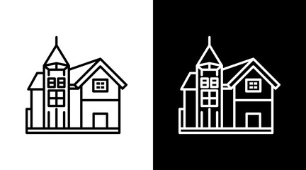 Fototapeta premium Historic District Icon