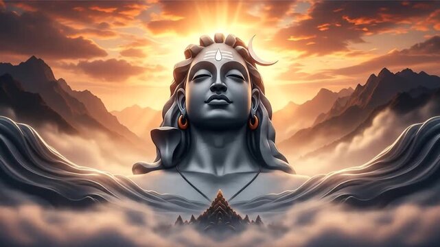 Lord Shiva in a Dhyana Mudra