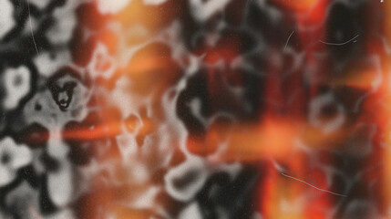 Abstract blurred pattern in orange, black, and gray is perfect for backgrounds, web design, wallpapers, and digital artworks. Vibrant and modern.