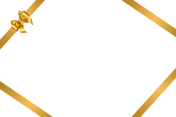 Golden frame ribbon 