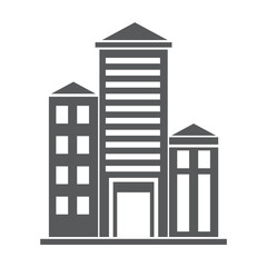 office building icon vector illustration