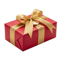 Obraz premium red gift box transparent background