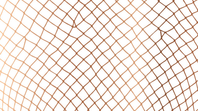 Abstract copper colored diamond mesh pattern overlaying a deep black background creating texture