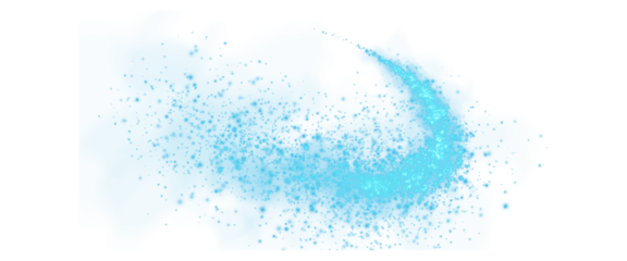 Transparent stardust glow PNG magical sparkle effect