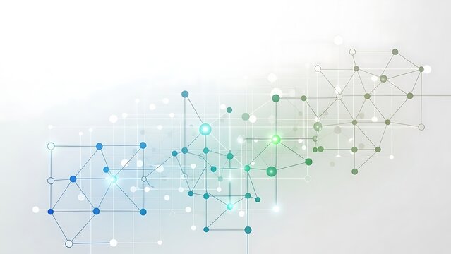 Complex network structure with interconnected nodes