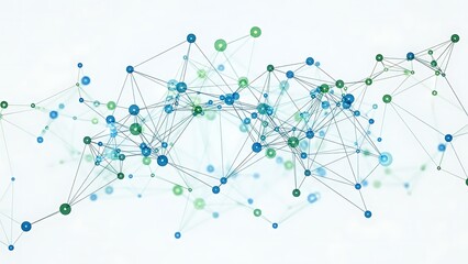 Complex network structure with interconnected nodes