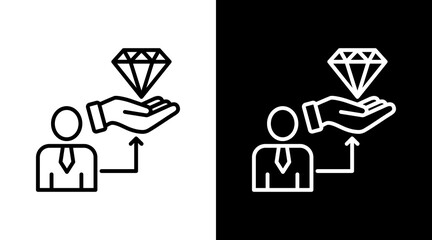 Value Creator Icon For Design Elements