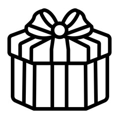 Gift box Line Icon