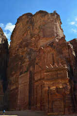  The street of facades in Petra, Jordan