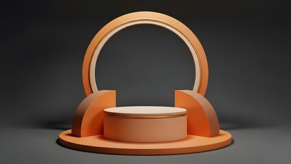 A terracotta colored handmade ceramic toilet with an arched backrest