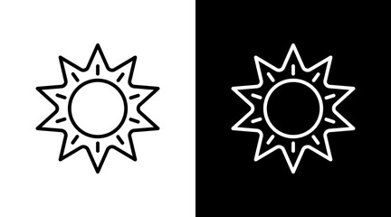 Solar Beam Icon For Design Elements