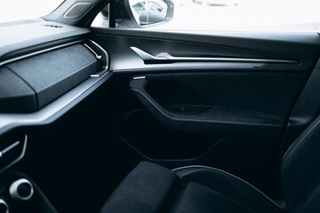 Car seat close up photo of the vehicle