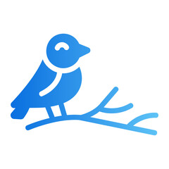 Robin bird Line Gradient Icon