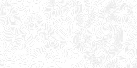 White wave paper curved reliefs abstract background, Abstract topographic contours map background. Black and white lines seamless Topographic map patterns, topography line map.