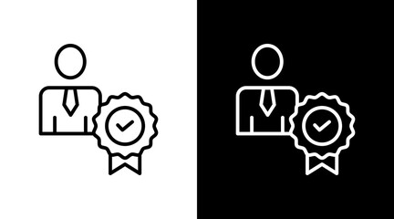 Professional Assurance Icon For Design Elements