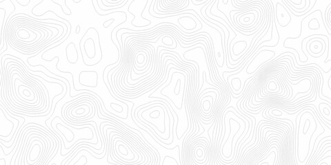 White wave paper curved reliefs abstract background, Abstract topographic contours map background. Black and white lines seamless Topographic map patterns, topography line map.