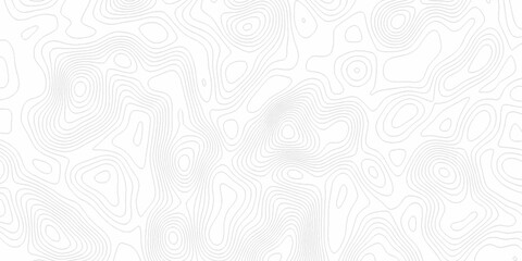 White wave paper curved reliefs abstract background, Abstract topographic contours map background. Black and white lines seamless Topographic map patterns, topography line map.