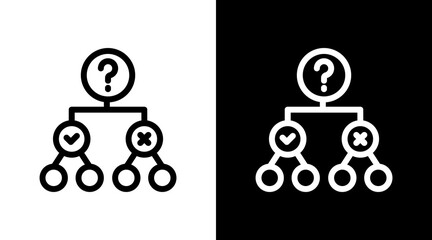 Decision Tree Icon For Design Elements