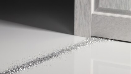 Glimmering Threshold - A Line of Sparkling Gems at the Doorway.