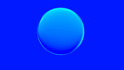 Blue circle on blue background