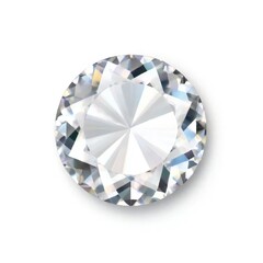 diamond on white background