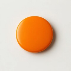 orange button on white background