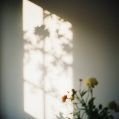 flowers in the window