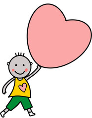 Valentine’s Day Clipart Set, Love,Valentine's Day Kids ,