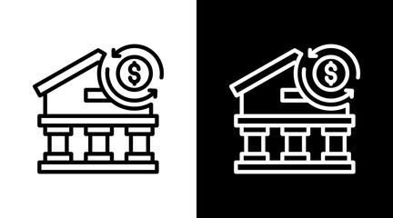 Public Finance Icon For Design Elements