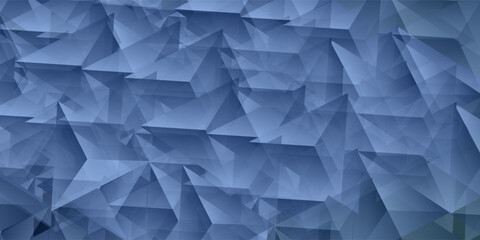Abstract background of crystal triangles