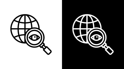 Global Oversight Icon For Design Elements