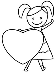 Valentine&rsquo;s Day Clipart Set, Love,Valentine's Day Kids ,