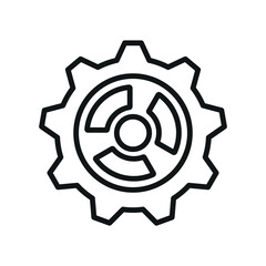 Gear icon vector design template
