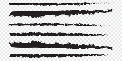 Obraz premium ripped or torn texture pieces of paper edge set. Torn paper edge element for social media business banner or planning sheets of paper. Ripped newspaper clip art. ripped paper note grunge brush stroke