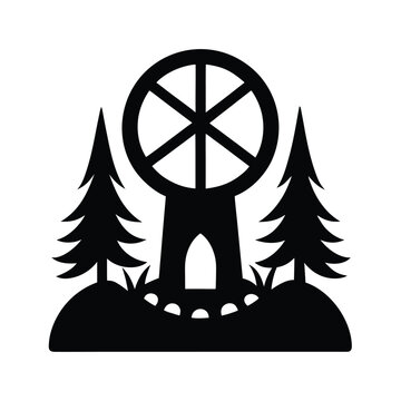 Ox Ssi Forest Altar Sacred Symbol