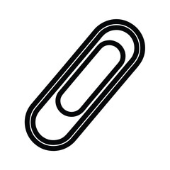 Paperclip Minimal Stationery Icon