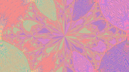 Vibrant floral pattern © ibna